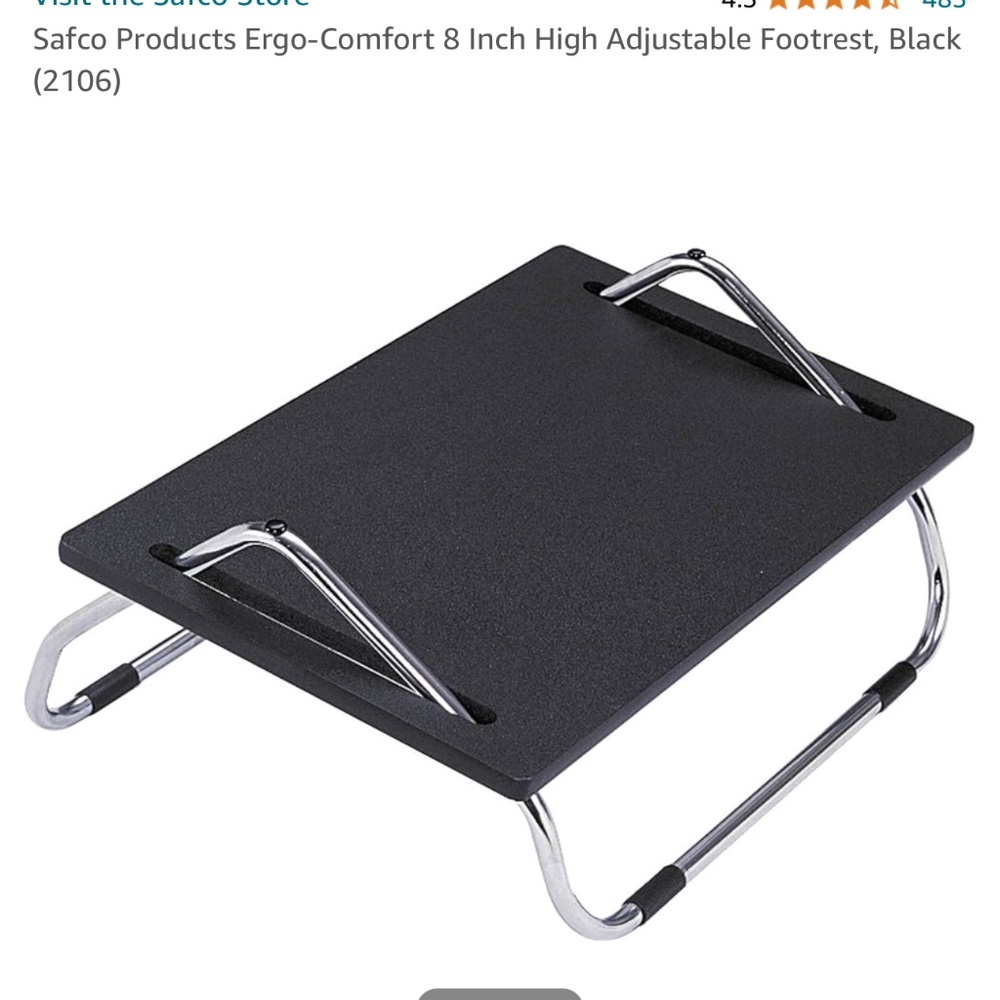 Safco Ergo-Comfort Adjustable Footrest